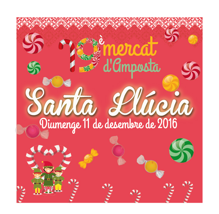 Una seixantena de paradistes participaran al  Mercat de Santa Llúcia